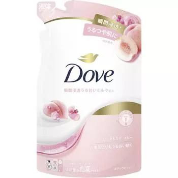 Unilever Dove Body Wash Персик и душистый горошек Сменный блок 330 г Универсальный (Голубь) Инструкция по применению мыла для тела]-Жидкий тип. How to refill the bottle - Н