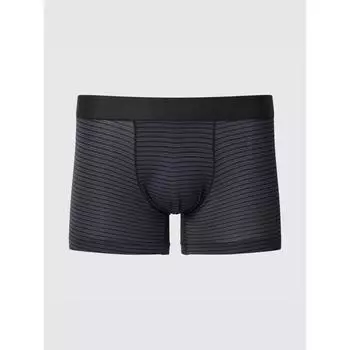 Uniqlo Airism Boxer Brief Low Tise Print 09 BLACK/MEN S