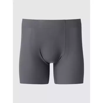 Uniqlo Airism Mesh Ультра бесшовные трусы-боксеры 08 DARK GRAY/MEN S
