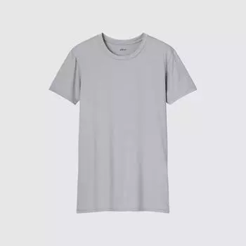 UNIQLO Airism с круглым вырезом и короткими рукавами