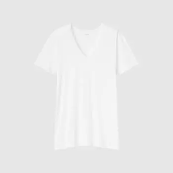UNIQLO AiRism V-образный вырез Т-образный вырез с короткими рукавами