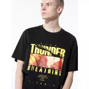 Uniqlo Архив манги Asean UT Graphic T shorT Sleeve Demon B 09 BLACK/UNISEX XS