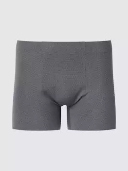 Uniqlo Бесшовные трусы-боксеры Airism Принт C 07 GRAY/MEN S