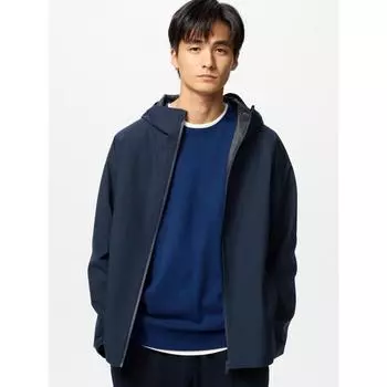 Uniqlo Blocktech Parka 3D Cut 09 BLACK/MEN S