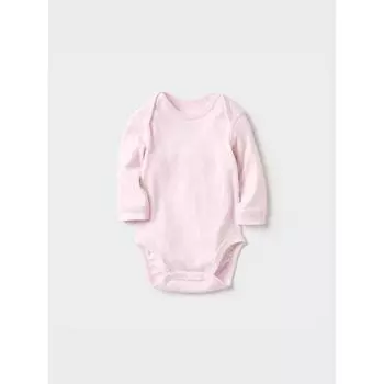 Uniqlo Bn Боди с длинным рукавом 1p Pointel 10 PINK/BABY 70