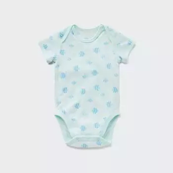 UNIQLO BN Joy Of Print Боди из хлопковой сетки с короткими рукавами