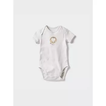 Uniqlo Bn Lisa Larson Бодисьют с коротким рукавом D 02 LIGHT GRAY/BABY 70