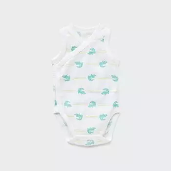 UNIQLO Боди с принтом Joy Of Print из хлопка и сетки внутри (безрукавный) 60см