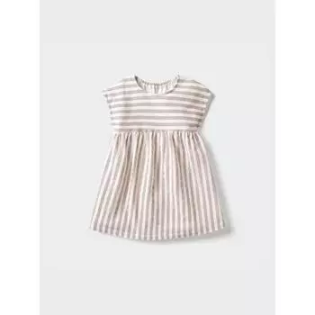 Uniqlo Bt Платье Полоска 36 BROWN/BABY 80