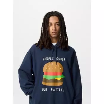 Uniqlo CaCtus X Spongebob Sweatpool Parka C 69 NAVY/UNISEX XS