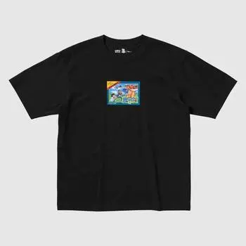 UNIQLO CAPCOM 40th UT с рисунком T с коротким рукавом B