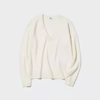 UNIQLO cashmere v neck sweater
