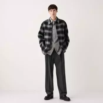 UNIQLO chin wide pants brushed twill