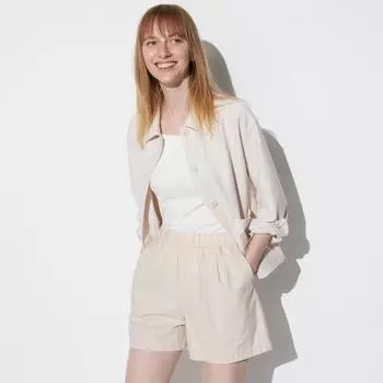 UNIQLO Cotton Easy Short Брюки однотонные