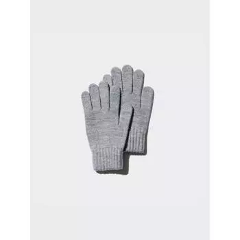 Uniqlo Детские перчатки Heat Tech 09 BLACK/KIDS S/M