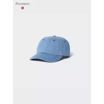 Uniqlo Джинсовая кепка с защитой от ультрафиолета 63 BLUE/UNISEX FREE
