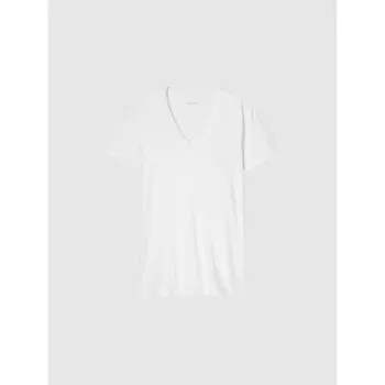 Uniqlo Футболка Airism с V-образным вырезом и коротким рукавом 09 BLACK/MEN S