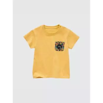 Uniqlo Футболка BT Studio Ghibli UT GraphiC с коротким рукавом C 44 YELLOW/BABY 70