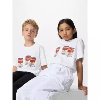 Uniqlo Футболка детская с коротким рукавом в стиле поп-арт UT с принтом «Нью-Йорк» Энди Б. 00 WHITE/KIDS 100