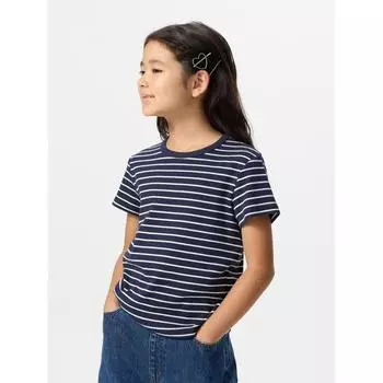 Uniqlo Футболка Japan Girls SofT Rib Mini 01 OFF WHITE/100