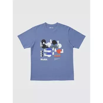 Uniqlo Футболка Moma Icons UT Graphic с коротким рукавом D 63 BLUE/UNISEX 4XL
