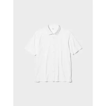 Uniqlo Футболка-поло Airism Full Open с коротким рукавом 09 BLACK/MEN XS