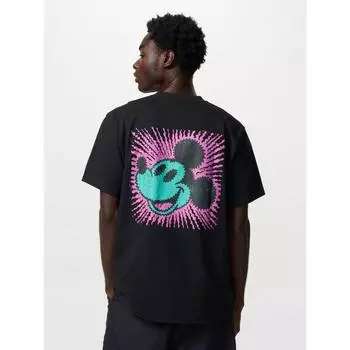 Uniqlo Футболка с коротким рукавом и принтом Микки Фейса UT 09 BLACK/UNISEX XS