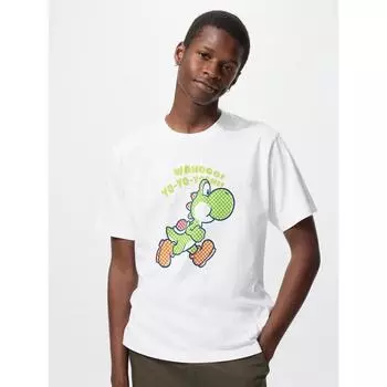 Uniqlo Футболка с коротким рукавом Super Mario Archive UT GraphiC C 00 WHITE/UNISEX XS