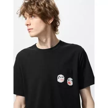 Uniqlo Футболка с коротким рукавом Super Mario Archive UT Graphic F 09 BLACK/UNISEX XS