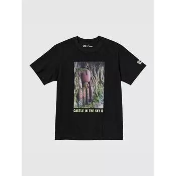 Uniqlo Футболка Studio Ghibli UT GraphiC с коротким рукавом C 09 BLACK/UNISEX S