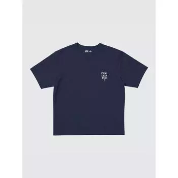Uniqlo Футболка Universal Movies UT Graphic с коротким рукавом D 69 NAVY/WOMEN XS