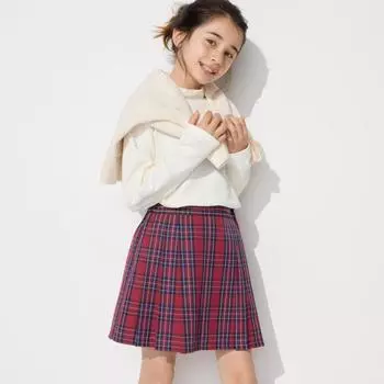 UNIQLO GIRLS CHECK MINISCOTS B