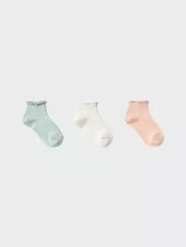 Uniqlo Girls Short Socks 3p Frill
