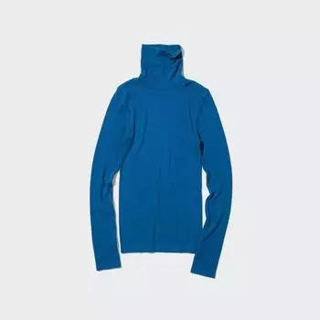 UNIQLO Heattech бесшовная водолазка с длинными рукавами, очень теплая