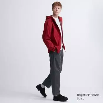 UNIQLO Хлопковые расслабляющие брюки до щиколотки (Длина ноги 64,5 ~ 70,5 см)