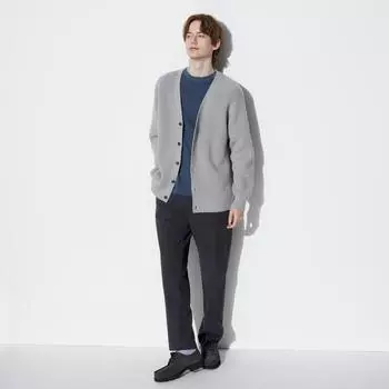 UNIQLO Impressive Easy Брюки Шерстяные, длина штанин 72 78 см