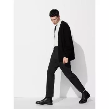Uniqlo Впечатляющие легкие брюки, длина штанины 72 78 см 09 BLACK/MEN S