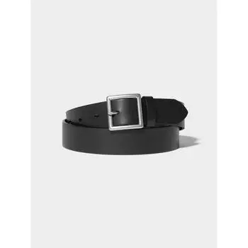 Uniqlo Italian Leather Garrison Belt 09 BLACK/MEN M