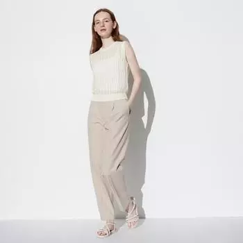 UNIQLO JAPAN эффектные подвернутые брюки длинной длины