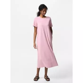 Uniqlo Japan Air Rhythm Хлопковый бюстгальтер Платье с коротким рукавом 10 PINK/XS