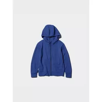 Uniqlo Japan Air Rhythm Uv Cut Толстовка с капюшоном на молнии 09 BLACK/100