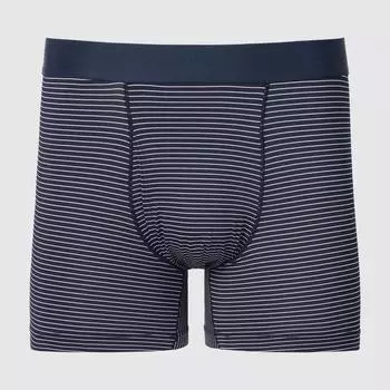 UNIQLO JAPAN AIRism боксеры с полосками, открывающиеся спереди