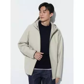 UNIQLO JAPAN блочная технологичная толстовка с капюшоном 3D-крой