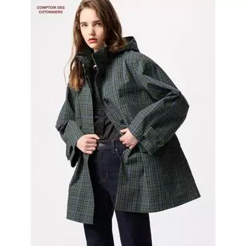 Uniqlo Japan Block Tech Coat 06 GRAY/L