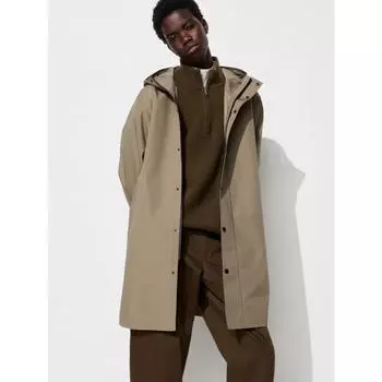 Uniqlo Japan Block Tech Coat 09 BLACK/XS
