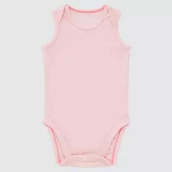 UNIQLO JAPAN Боди без рукавов из хлопковой сетки 00 WHITE/70