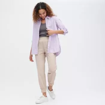 Uniqlo Japan ультра эластичные спортивные брюки Airism стандартной длины 66 68 см 07 GRAY/XS