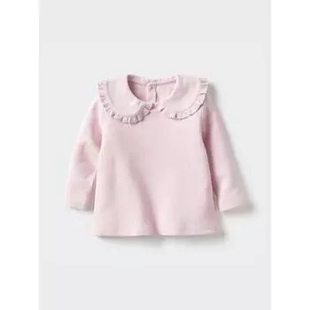 Uniqlo Япония футболка с круглым вырезом 01 OFF WHITE/80