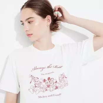 UNIQLO JAPAN Disney Collection UT Футболка с короткими рукавами и обычным кроем