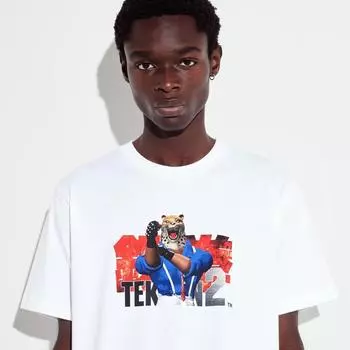 UNIQLO JAPAN Fighting Game Legends UT Tekken стандартный крой с короткими рукавами